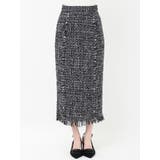 【WEB限定】ツイードフリンジタイトスカート | RESEXXY | 詳細画像10