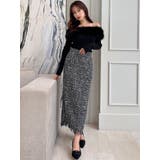 【WEB限定】ツイードフリンジタイトスカート | RESEXXY | 詳細画像3