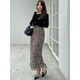 【WEB限定】ツイードフリンジタイトスカート | RESEXXY | 詳細画像7