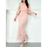 ピンク | レーストリムニットスカート【セットアップ着用可能】 | RESEXXY