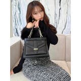 フラップポイントスクエアハンドバッグ | RESEXXY | 詳細画像2 