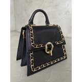 ブラック | チェーントリミングハンドバッグ | RESEXXY