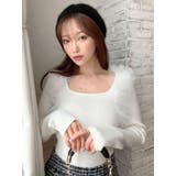 フリルドッキングニットトップス | RESEXXY | 詳細画像9 