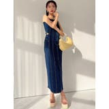 カットアウトデニムワンピース【セットアップ着用可能】 | RESEXXY | 詳細画像4