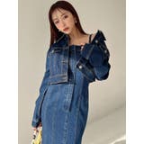 カットアウトデニムワンピース【セットアップ着用可能】 | RESEXXY | 詳細画像8