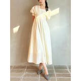 イエロー | レーストリムフレアワンピース | RESEXXY