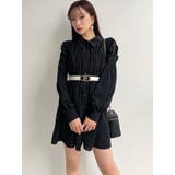 シャーリングデザインミニシャツワンピース | RESEXXY | 詳細画像11