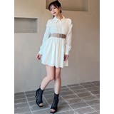 シャーリングデザインミニシャツワンピース | RESEXXY | 詳細画像6