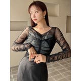 シャーリングレイヤードトップス | RESEXXY | 詳細画像16 