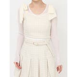 ショルダーリボンツイードビスチェ【セットアップ着用可能】 | RESEXXY | 詳細画像34