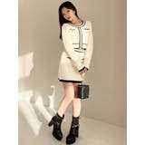 ツイードニットバイカラースカート【セットアップ着用可能】 | RESEXXY | 詳細画像11 