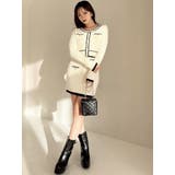 ツイードニットバイカラースカート【セットアップ着用可能】 | RESEXXY | 詳細画像13 