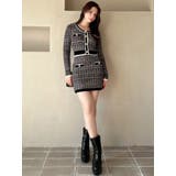 ツイードニットバイカラースカート【セットアップ着用可能】 | RESEXXY | 詳細画像17 