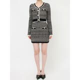 ツイードニットバイカラースカート【セットアップ着用可能】 | RESEXXY | 詳細画像26 