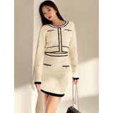 ツイードニットバイカラースカート【セットアップ着用可能】 | RESEXXY | 詳細画像9 