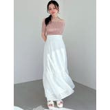 スカラップ切替えフレアスカート | RESEXXY | 詳細画像3 