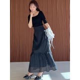 スカラップ切替えフレアスカート | RESEXXY | 詳細画像6 