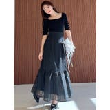 スカラップ切替えフレアスカート | RESEXXY | 詳細画像8 