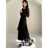 アシンメトリーラッフルフレアスカート | RESEXXY | 詳細画像10 