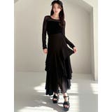 アシンメトリーラッフルフレアスカート | RESEXXY | 詳細画像11 