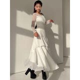 アシンメトリーラッフルフレアスカート | RESEXXY | 詳細画像17 