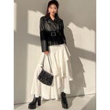 アシンメトリーラッフルフレアスカート | RESEXXY | 詳細画像19 