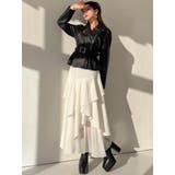 アシンメトリーラッフルフレアスカート | RESEXXY | 詳細画像20 