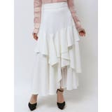 アシンメトリーラッフルフレアスカート | RESEXXY | 詳細画像32 