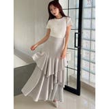 アシンメトリーラッフルフレアスカート | RESEXXY | 詳細画像8 