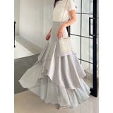 ブルー | アシンメトリーラッフルフレアスカート | RESEXXY