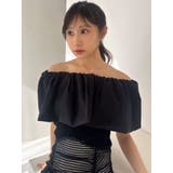 ボリュームドッキングオフショルニットトップス | RESEXXY | 詳細画像23