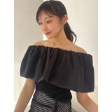 ボリュームドッキングオフショルニットトップス | RESEXXY | 詳細画像24