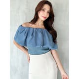 ボリュームドッキングオフショルニットトップス | RESEXXY | 詳細画像4