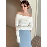 ワイドカラーオフショルニット | RESEXXY | 詳細画像10 