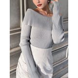 ミントグリーン | ワイドカラーオフショルニット | RESEXXY