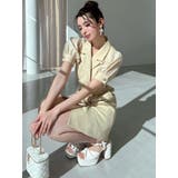 イエロー | スリーブシアーデザインミニワンピース | RESEXXY