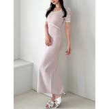 ピンク | バイカラータイトワンピース | RESEXXY