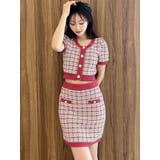 バイカラーニットミニスカート【セットアップ着用可能】 | RESEXXY | 詳細画像2 