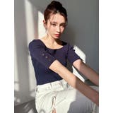 シンプルスリーブニットトップス【ネイビーWEB限定カラー】 | RESEXXY | 詳細画像7