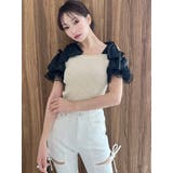 ボリュームリボンニットトップス | RESEXXY | 詳細画像3