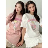 【メロクロコラボ】リボンポイントビッグTシャツ | RESEXXY | 詳細画像2