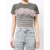 チュールモチーフドッキングTシャツ | RESEXXY | 詳細画像18