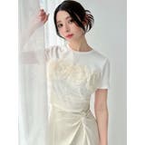 チュールモチーフドッキングTシャツ | RESEXXY | 詳細画像9