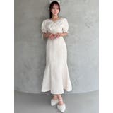 カシュクールツイードマーメイドワンピース | RESEXXY | 詳細画像4 