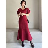 カシュクールツイードマーメイドワンピース | RESEXXY | 詳細画像9 