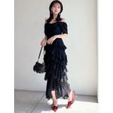 ヘムラッフルアシメワンピース | RESEXXY | 詳細画像8 