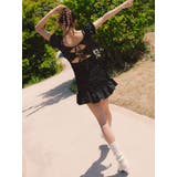 ブラック | シャーリングミニワンピース | RESEXXY