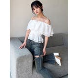 オフショルシャーリングチュニック | RESEXXY | 詳細画像18