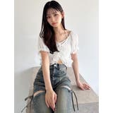 レースドッキングフリルブラウス | RESEXXY | 詳細画像13 