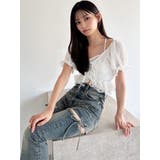 レースドッキングフリルブラウス | RESEXXY | 詳細画像14 